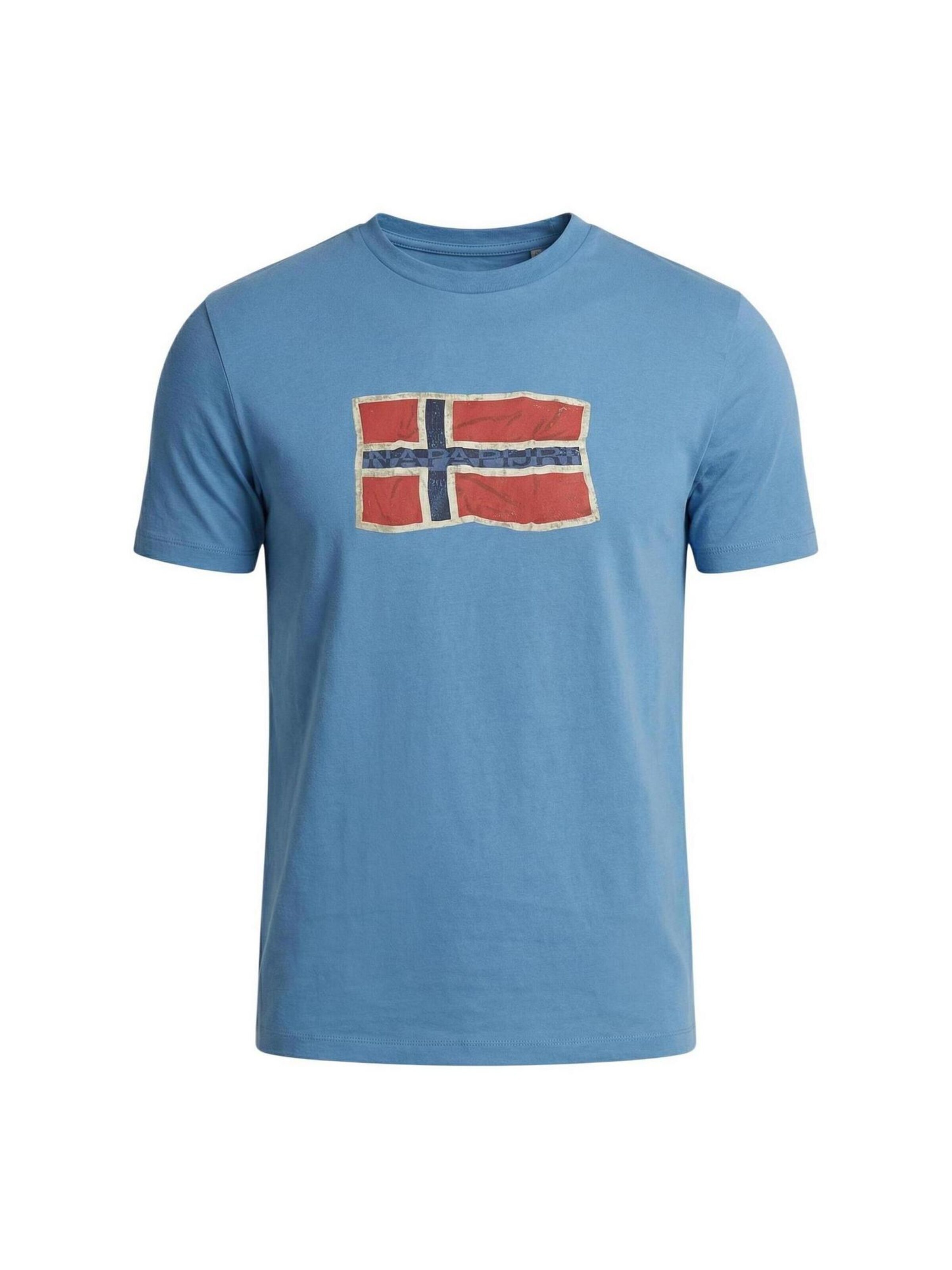 Maglietta 'S-MAHSA SS NP0A4FZB' di NAPAPIJRI in blu: frontale