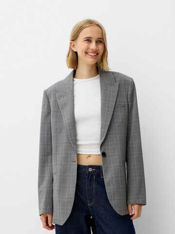Blazer di Bershka in grigio: frontale