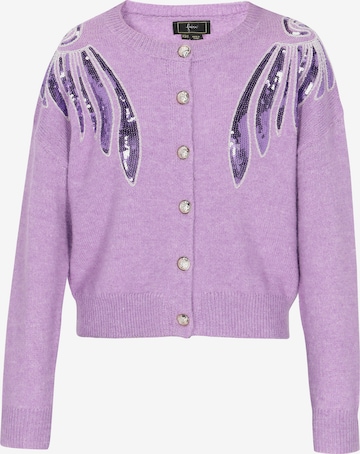 purpurinė faina Kardiganas: priekis