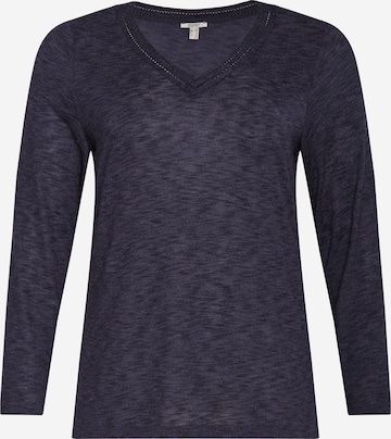 Esprit Curves Shirt in Grau: predná strana