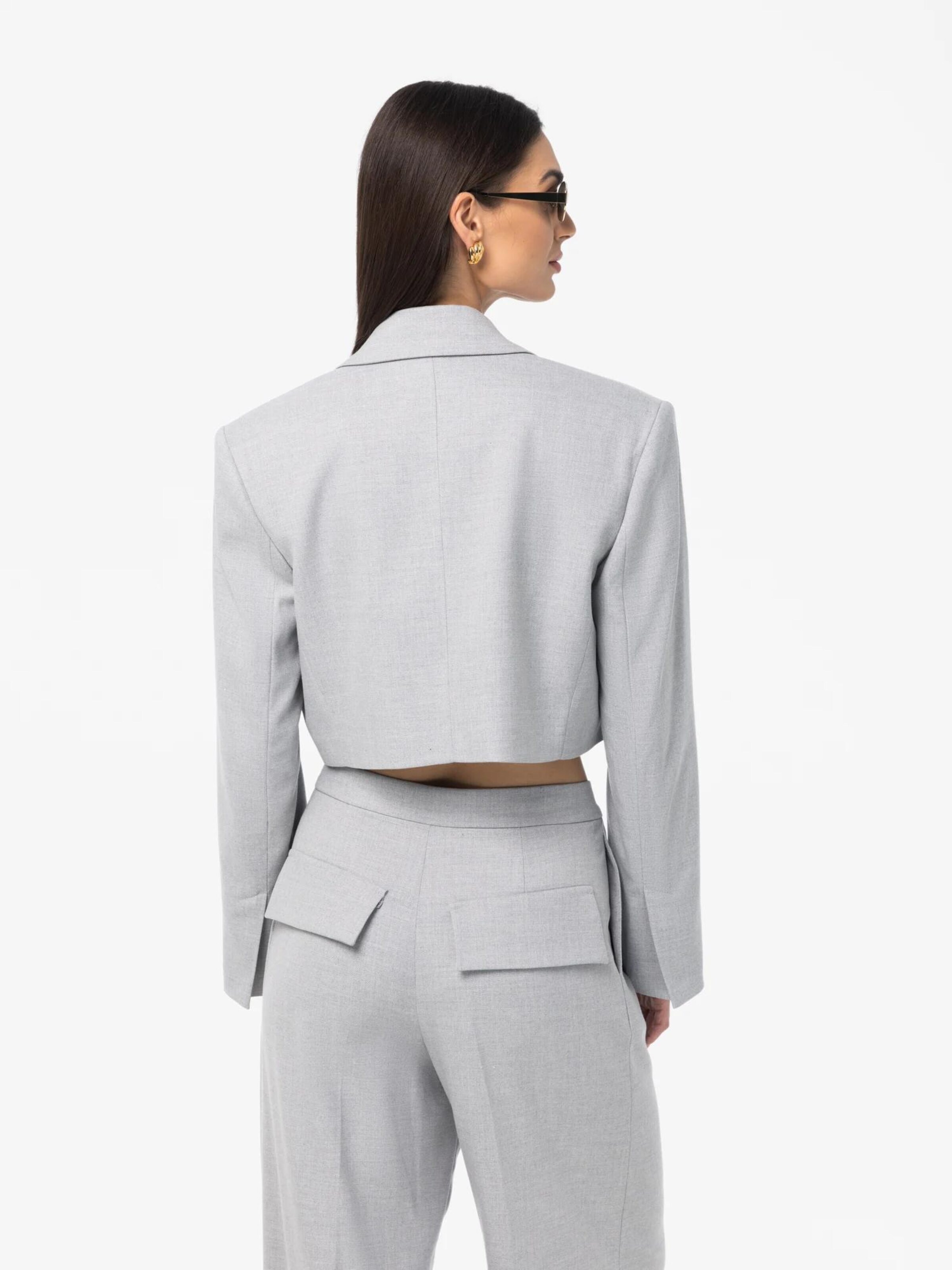 Blazer 'Theo' mandragora en gris