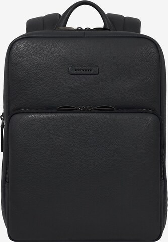 Piquadro Backpack in Black: front