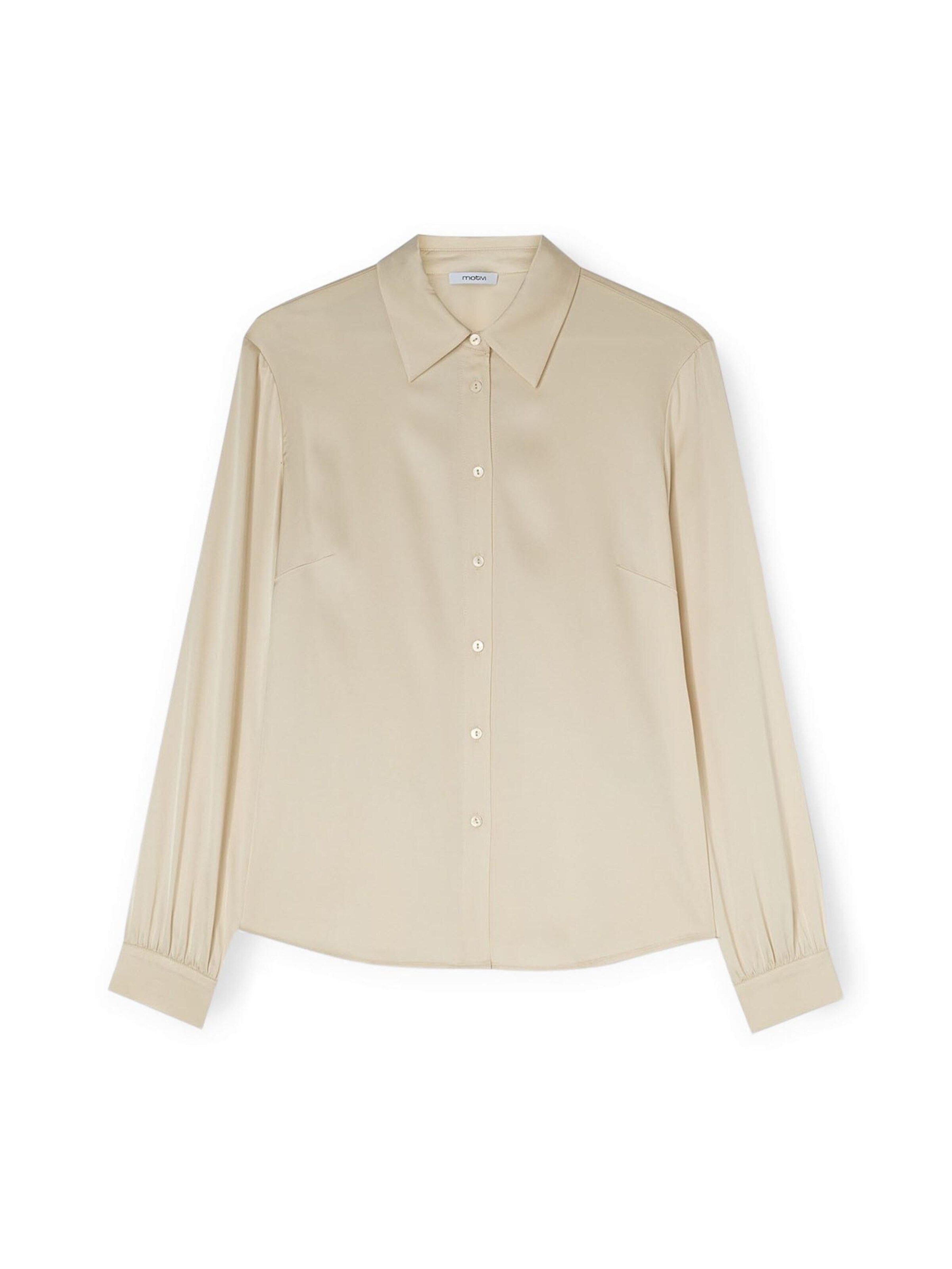 MOTIVI Bluse‌‌‌‌‌‌‌ in Beige: Vorderseite