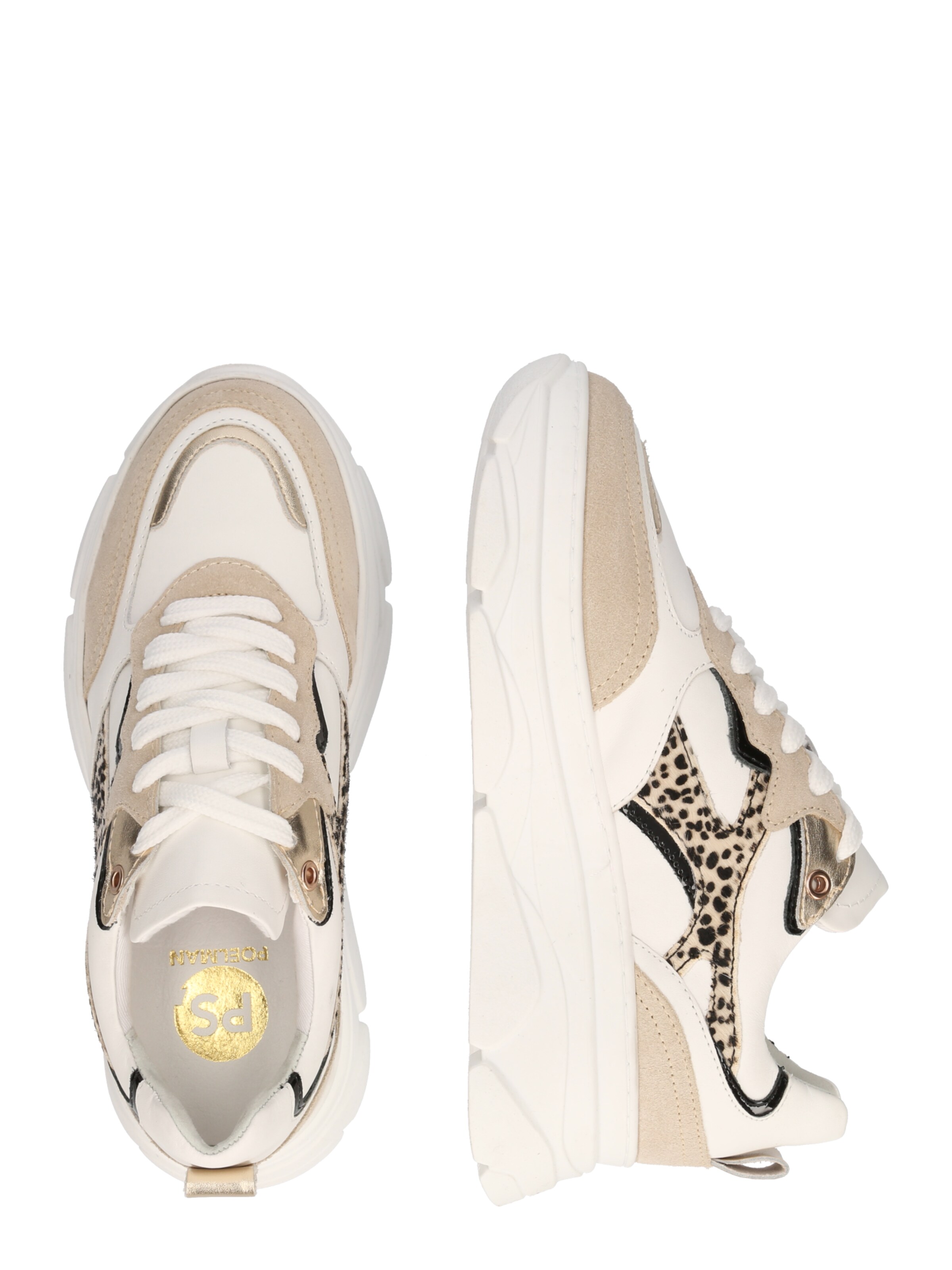 PS Poelman Sneaker 'Jana' in Beige