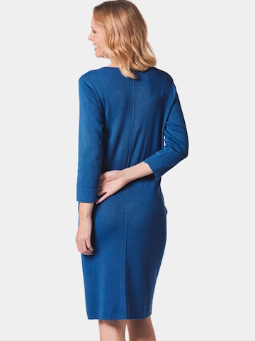 Goldner Gebreide jurk in Blauw