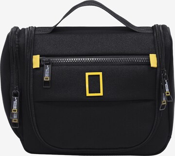 National Geographic Toiletry Bag 'Passage' in Black: front
