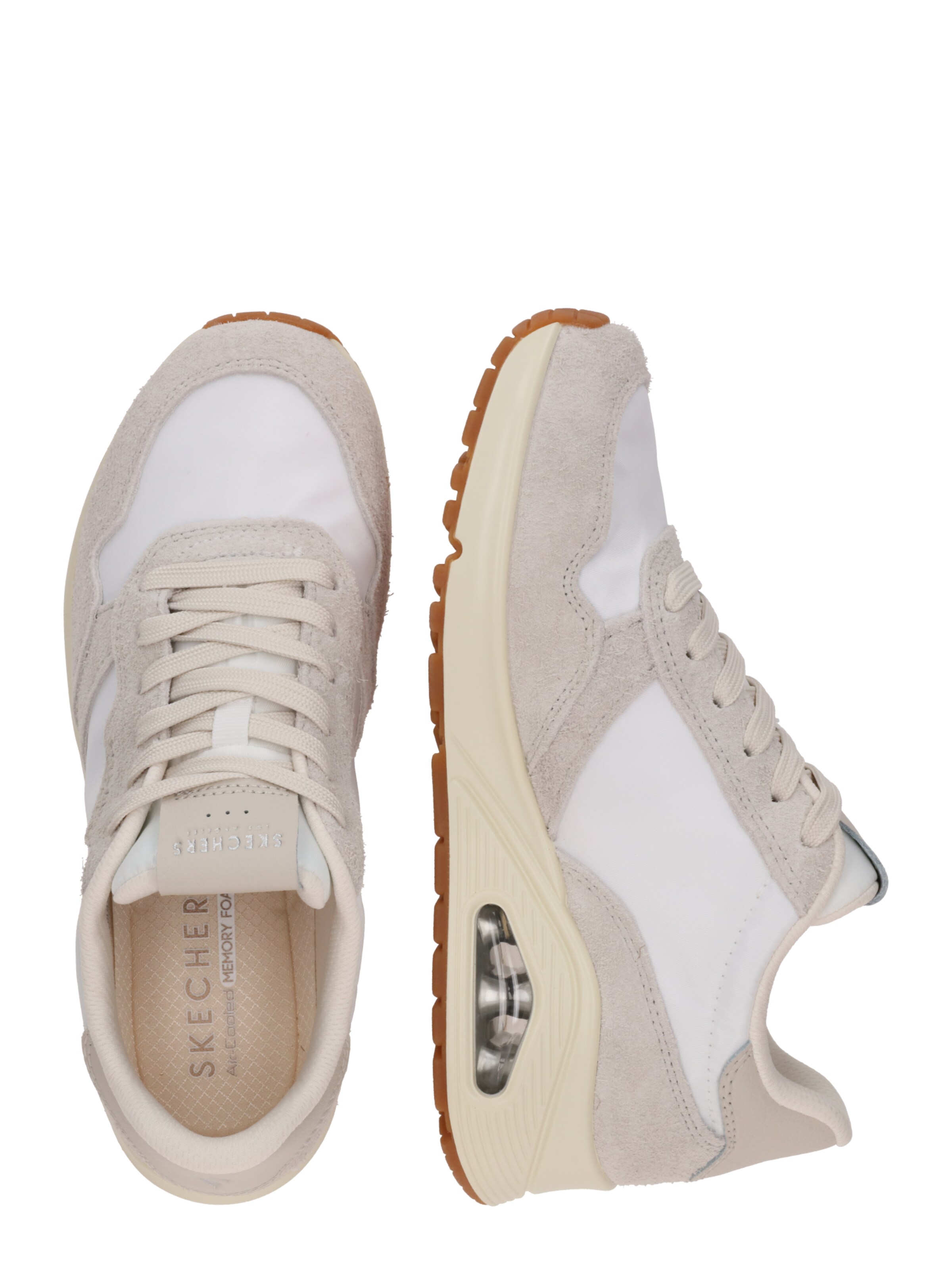 SKECHERS Низкие кроссовки 'Uno' в Белый