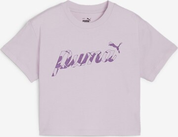 T-Shirt 'ESS+' PUMA en violet : devant