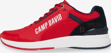 CAMP DAVID Sneaker 'Power' in Rot: predná strana