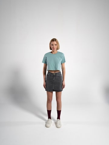 GORG Shirt 'Cropped aus 100% Bio-Baumwolle' in Blue