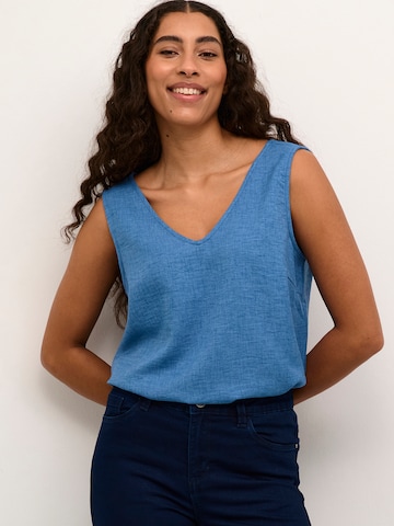 Kaffe - Blusa 'KA Elise' em azul: frente