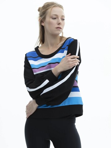 SCR. Athletic Sweater 'Rama' in Blue