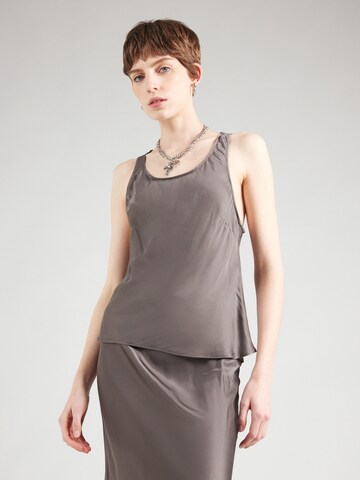 WEEKDAY Top 'Rhine' in Beige: voorkant