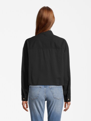 AÉROPOSTALE Blouse in Zwart