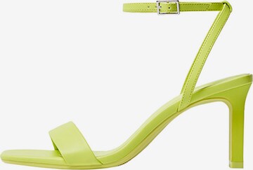 Bershka Páskové sandály – zelená