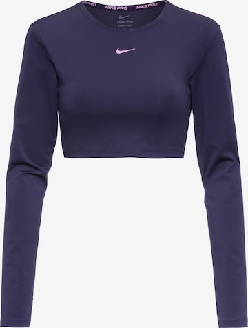 NIKE - Camisa funcionais 'Pro' em roxo: frente