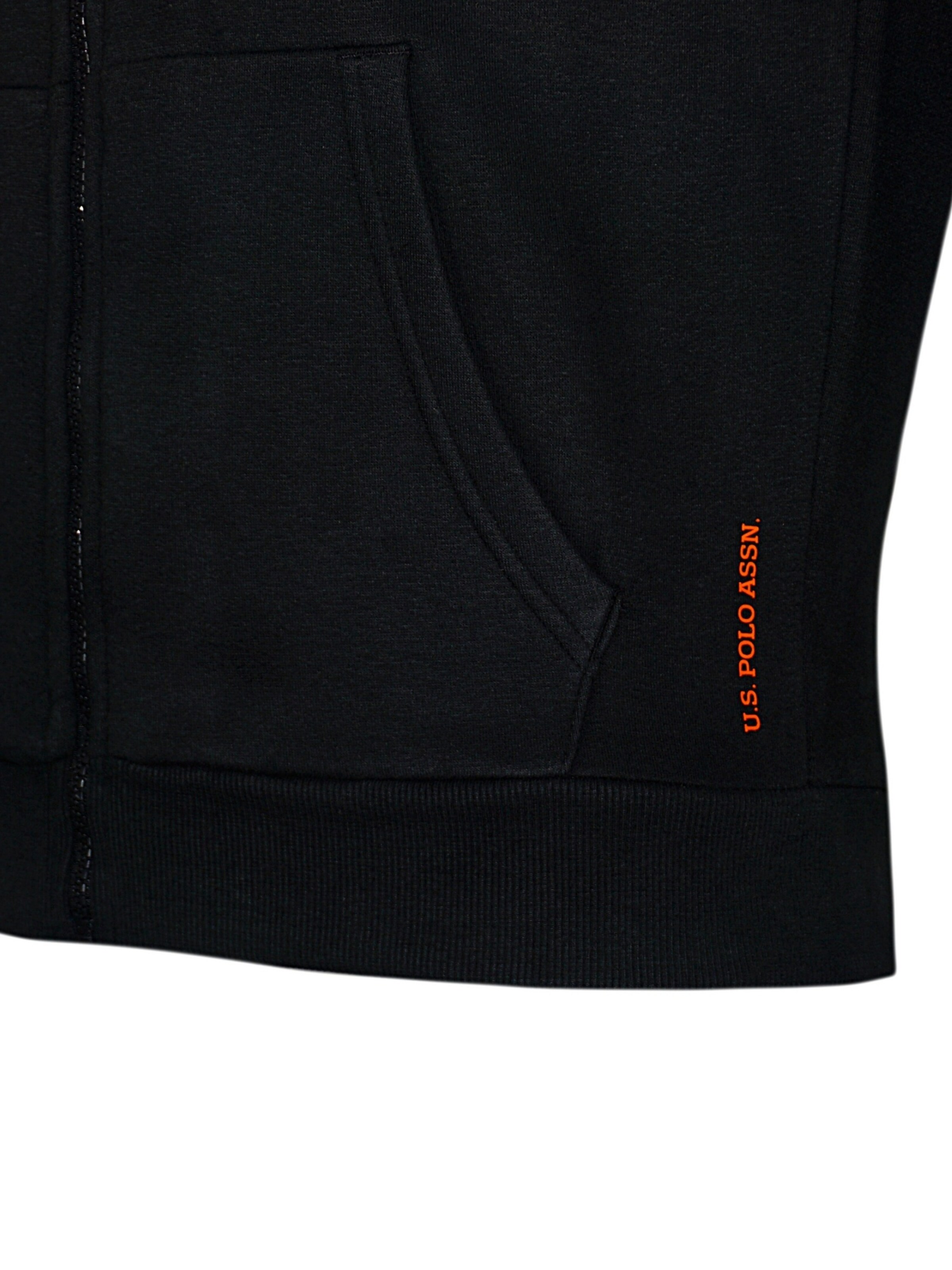 U.S. POLO ASSN. Sweatjakke i sort