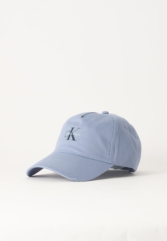 Casquette Calvin Klein en bleu : devant
