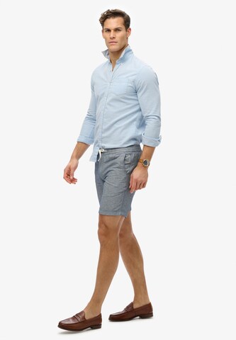 Superdry Slimfit Chino 'The Merchant Store' in Blauw