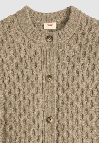 LEVI'S ® Πλεκτή ζακέτα 'CHARLOTTE' σε καφέ
