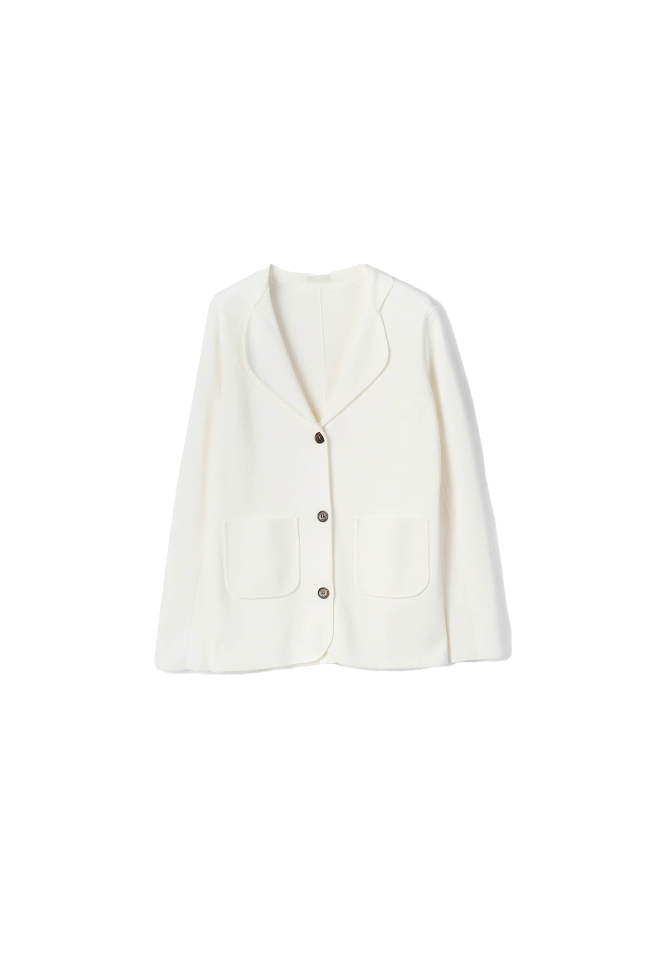 Giacchetta 'GIANITOBA' di Camomilla Italia in bianco: frontale