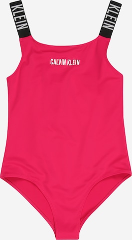 Calvin Klein Swimwear Swimsuit in Pink: front