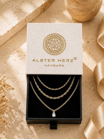 Alster HerzLančić 'AURELIA' - zlatna boja