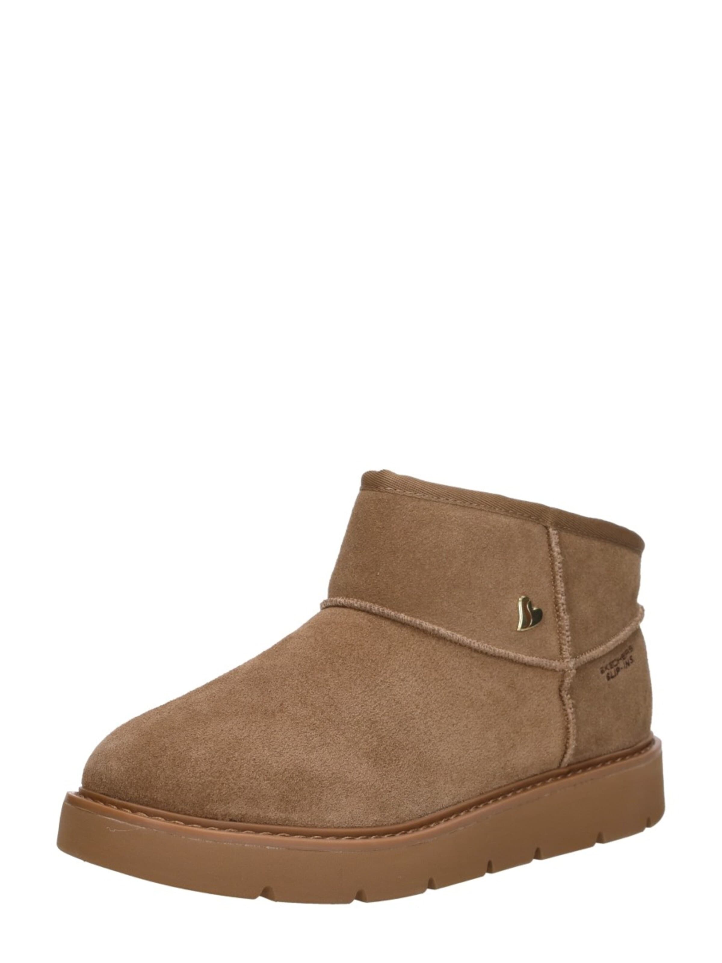 SKECHERS Enkellaarsje 'Keep Street - Cozy Mini' in Bruin