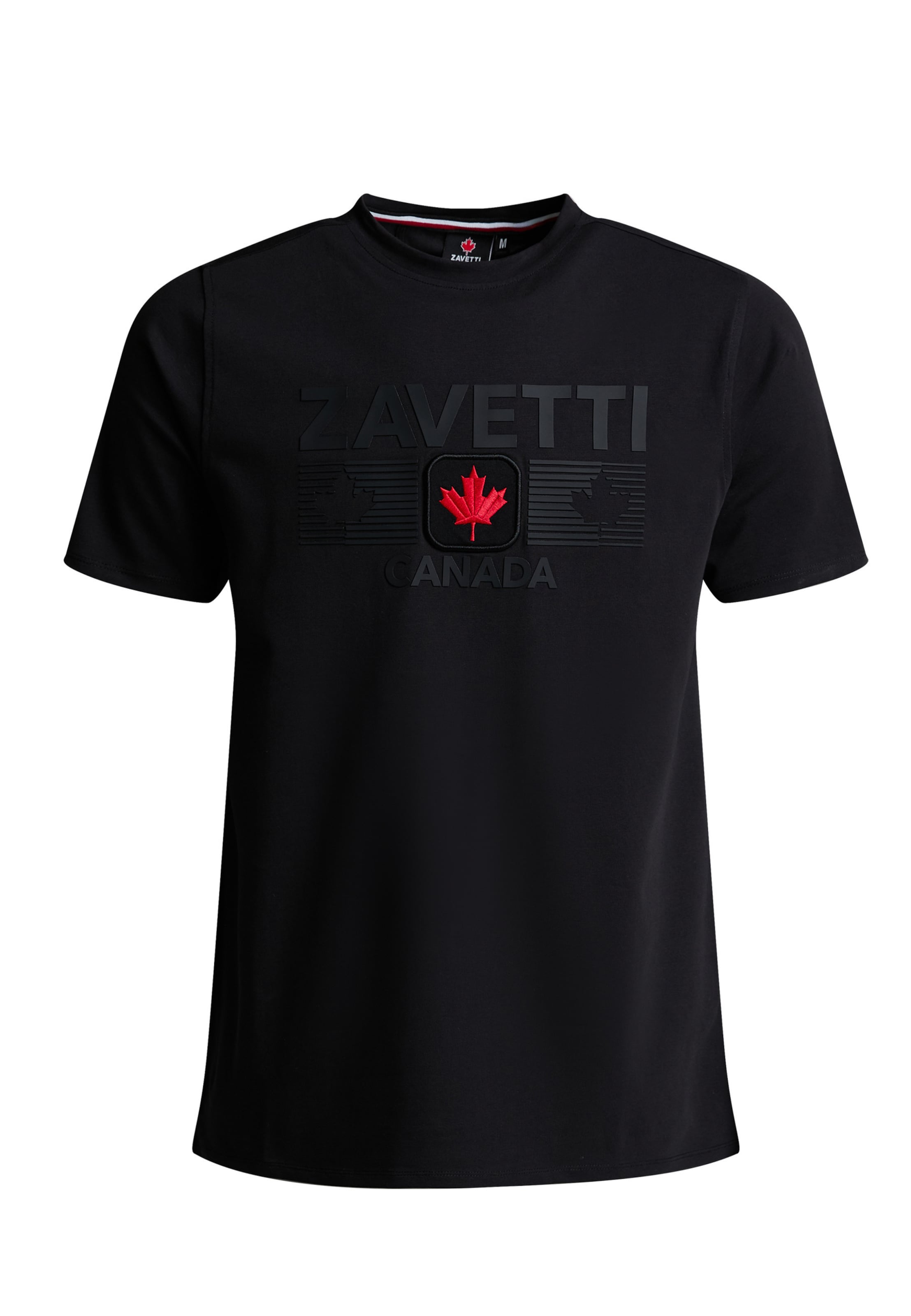 Zavetti Canada Shirt 'Cirico' in Zwart: voorkant