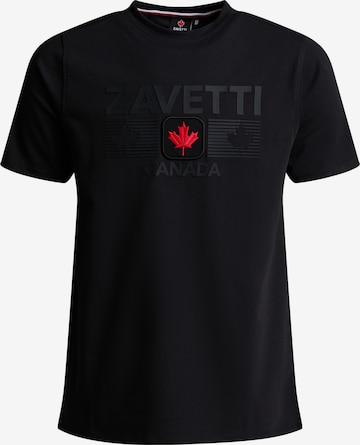 T-Shirt 'Cirico' Zavetti Canada en noir : devant
