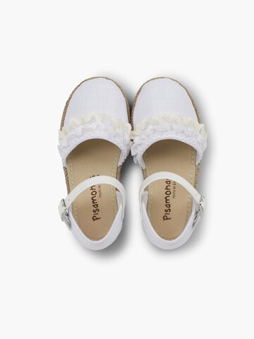 Sandales Pisamonas en blanc
