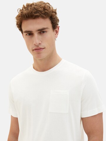TOM TAILOR T-Shirt in Weiß