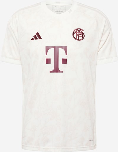 ADIDAS PERFORMANCE Tricot 'FC Bayern München 23/24' in de kleur Lichtgrijs / Wijnrood / Offwhite, Productweergave