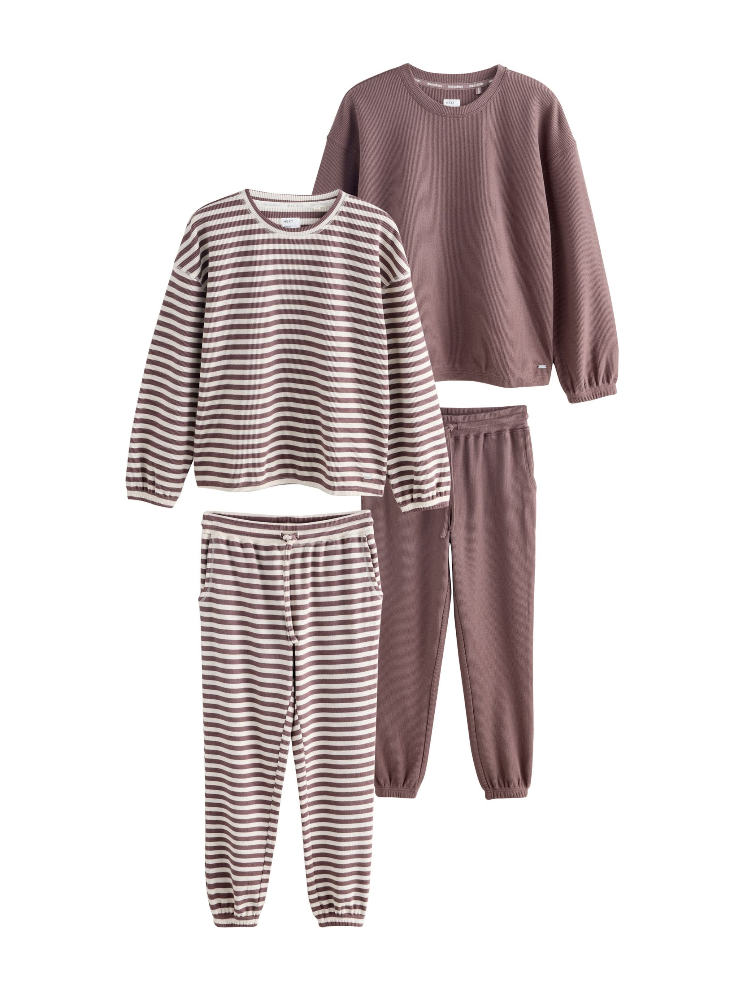 Next Pidžaama 'Waffle', värv pruun: eest vaates