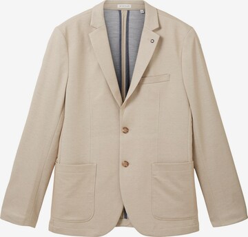 Coupe regular Veste de costume TOM TAILOR en beige : devant