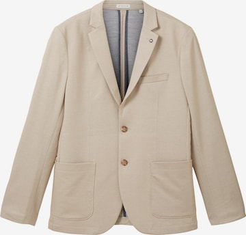 Coupe regular Veste de costume TOM TAILOR en beige : devant