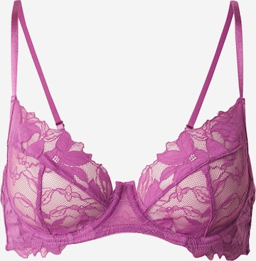HunkemöllerBustier Grudnjak 'Ingrid' - ljubičasta boja: prednji dio