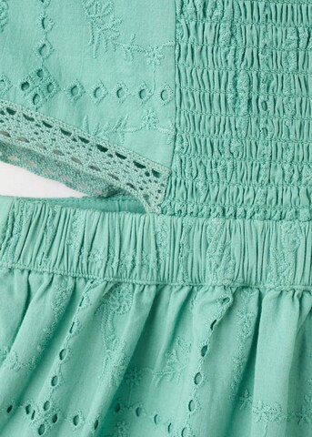 MANGO KIDS Dungarees 'Cowgirl' in Green