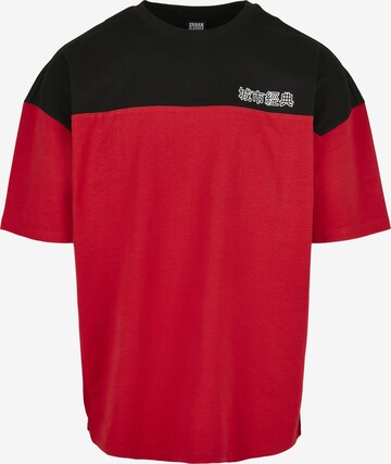 T-Shirt Urban Classics en rouge : devant