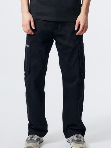 Dr. Denim Loosefit Broek 'Omar Utility' in Zwart