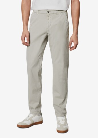 Effilé Pantalon chino 'Osby' Marc O'Polo en gris : devant