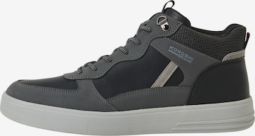 Sneaker alta di KOROSHI in grigio: frontale