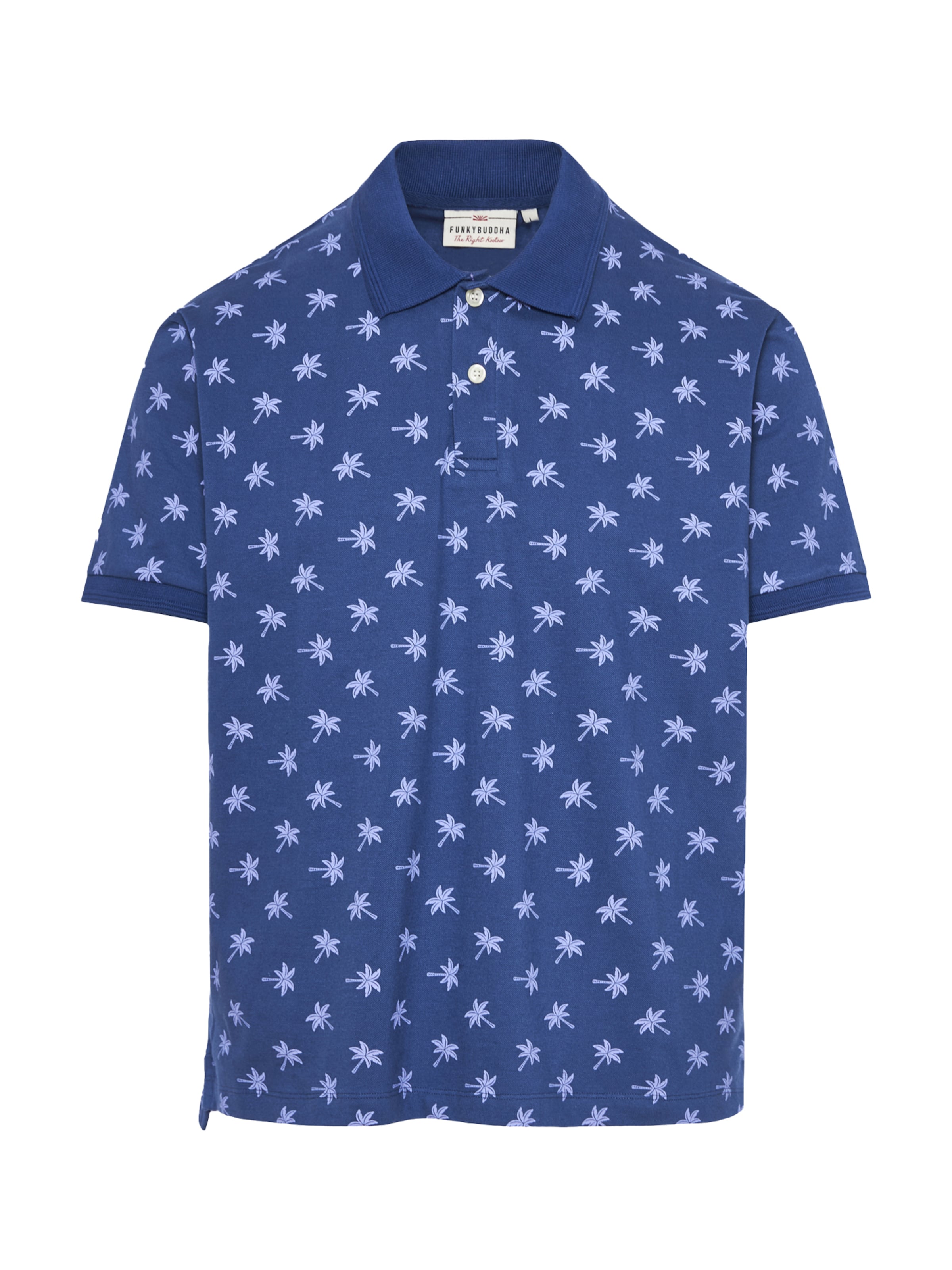 Funky Buddha - Camisa em azul: frente