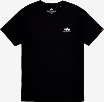 ALPHA INDUSTRIES Shirt in Black: front