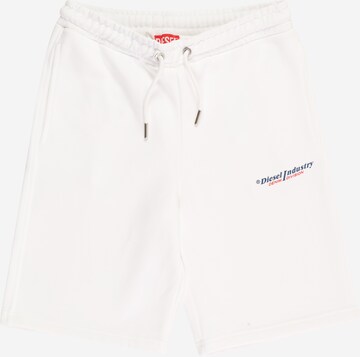 DIESEL Regular Trousers 'PDADOIND' in White: front