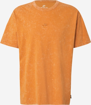 T-Shirt 'M90 PRE ESS' Nike Sportswear en orange : devant