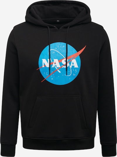 Mister Tee Sweat-shirt 'Nasa' en bleu clair / rouge / noir / blanc, Vue avec produit