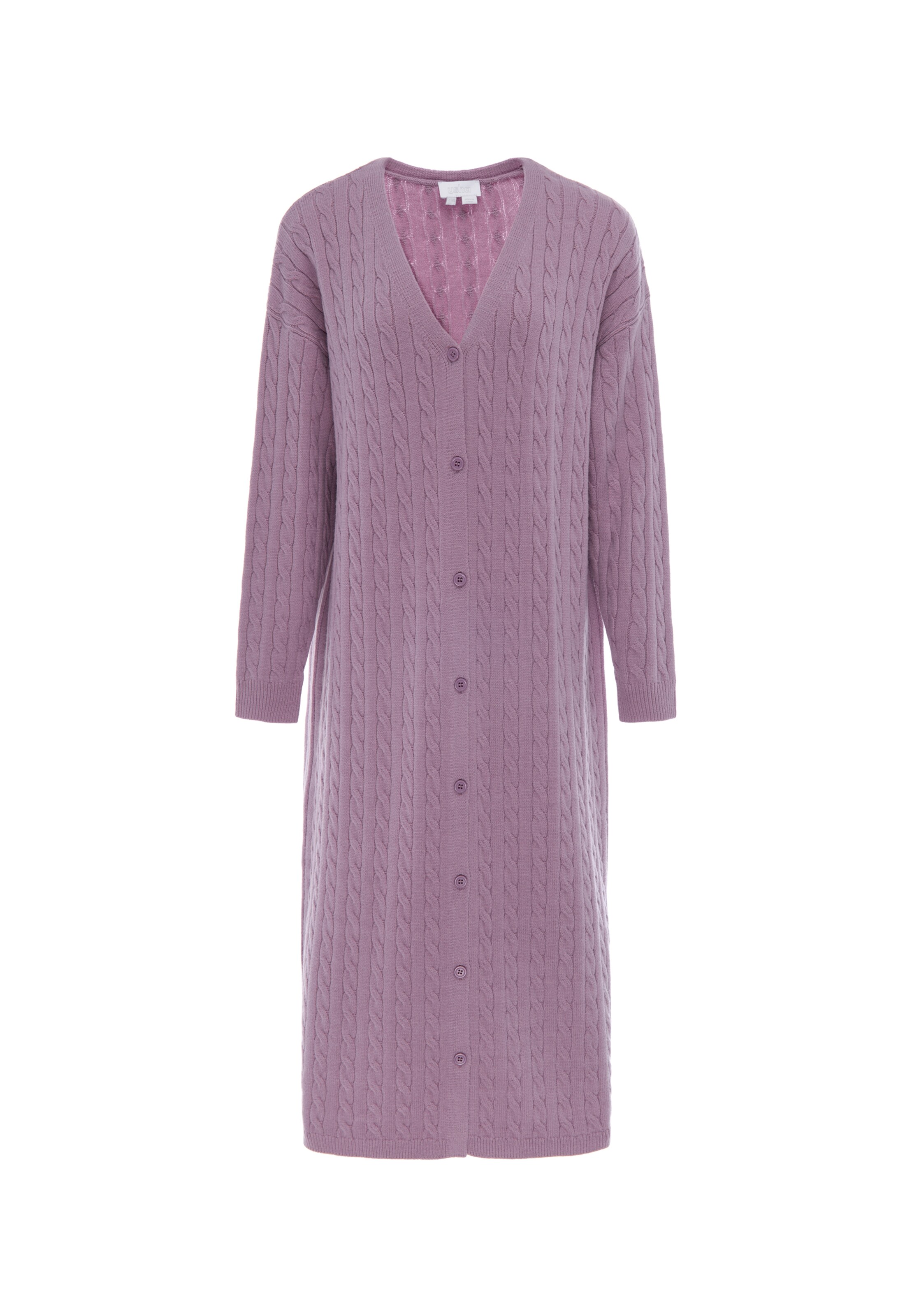 usha WHITE LABEL - Sobretudo de malha em rosa: frente