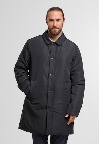 Manteau mi-saison 'London' INDICODE JEANS en noir : devant