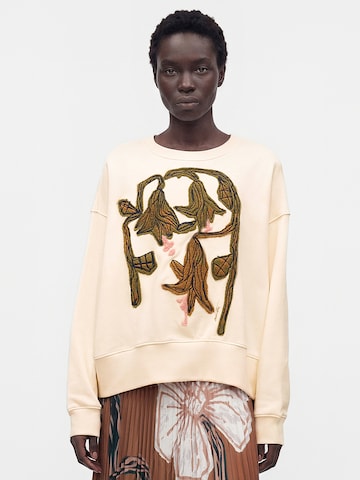 Munthe - Sudadera 'NAKOA' en blanco: frente